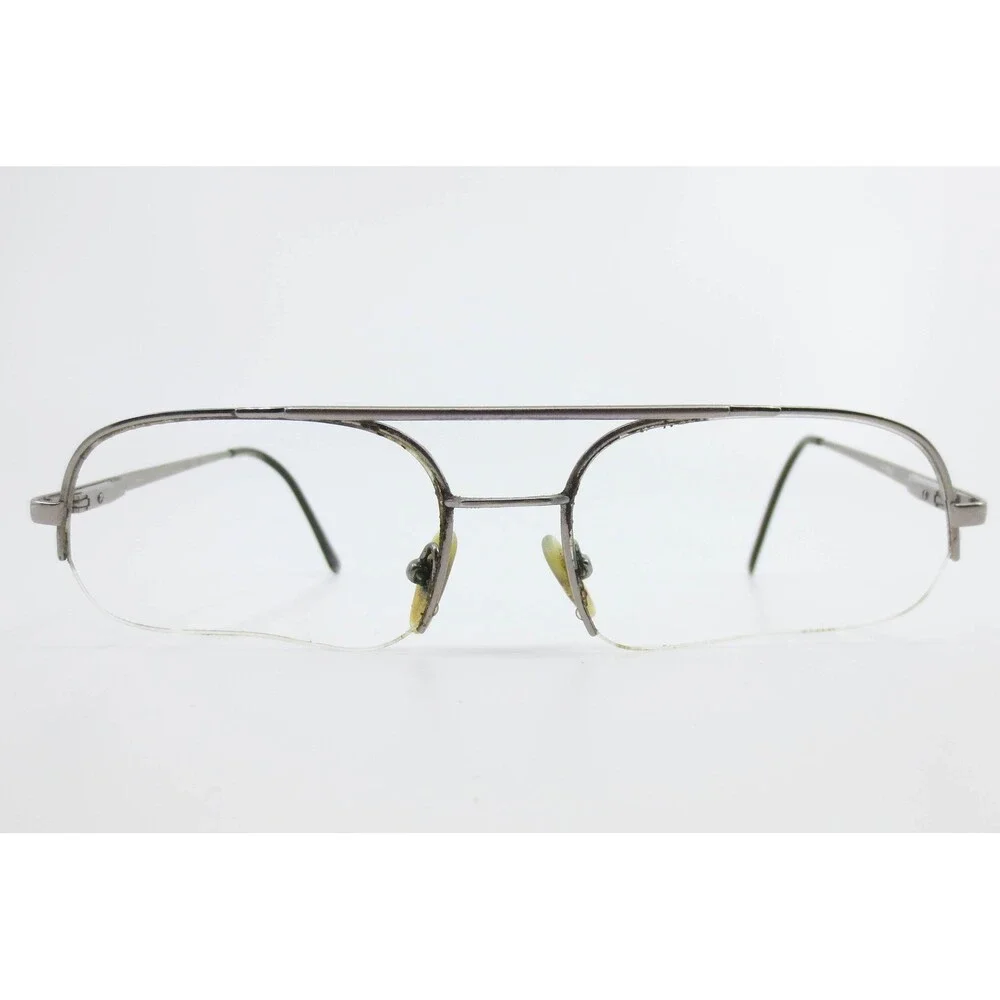Altair Eyewear Model 245 Aviator Eyeglass Frames Gunmetal Gray 58-17-145